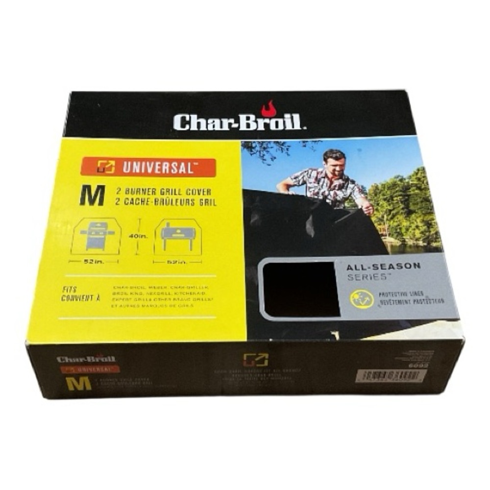 Char-Broil Universal Grill Cover - Black - Sz. Medium - NIB